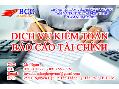 Dịch vụ kiểm toán báo cáo tài chính